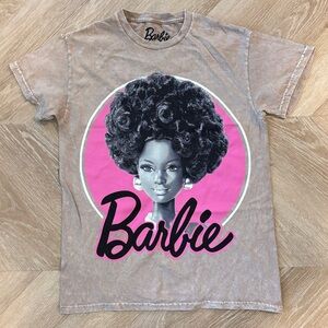 NWOT Barbie Graphic T-Shirt with Pink Accent